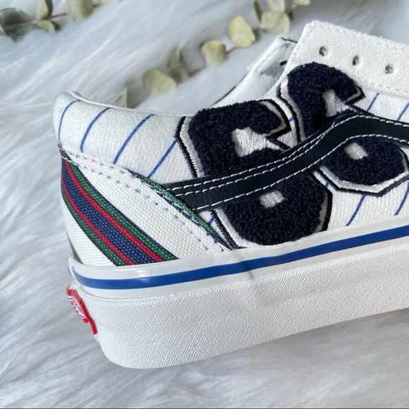 Vans Old Skool 36 DX Anaheim Factory Patchwork League True White - Picture 8 of 16